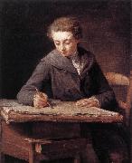 LePICIeR, Nicolas-Bernard The Young Draughtsman dg USA oil painting artist